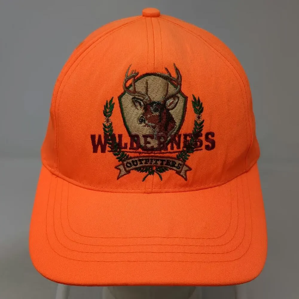 Paramount Headwear Snapback Orange One Size Hunting Wilderness Outfitters Hat